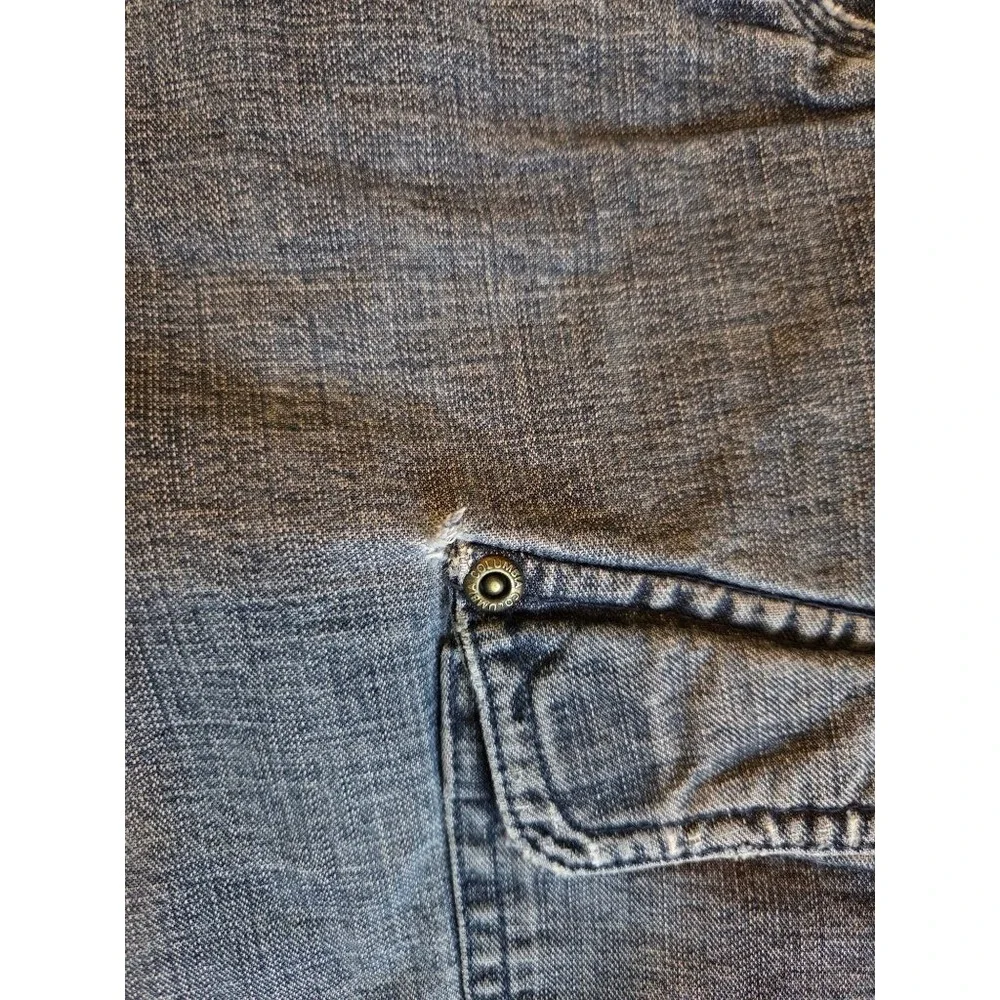 Columbia Denim Cargo Shorts Mens 30 Y2K Baggy Carpenter Skater Workwear Gorpcore